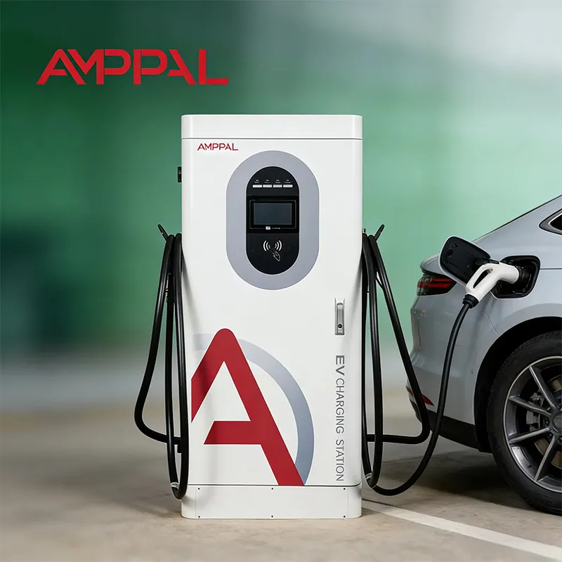 120kW High-Power Integrated DC EV Fast Charger kanggo Highway Charging