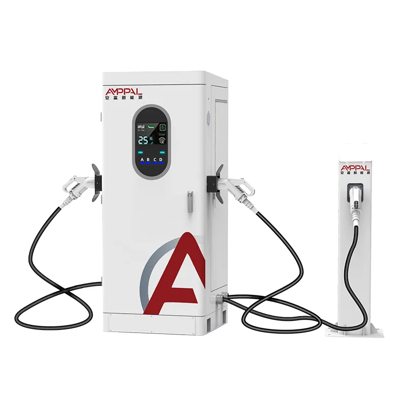 120kW Multi-Gun DC EV Charger kanggo Multiple Vehicles lan Armada Ngisi daya