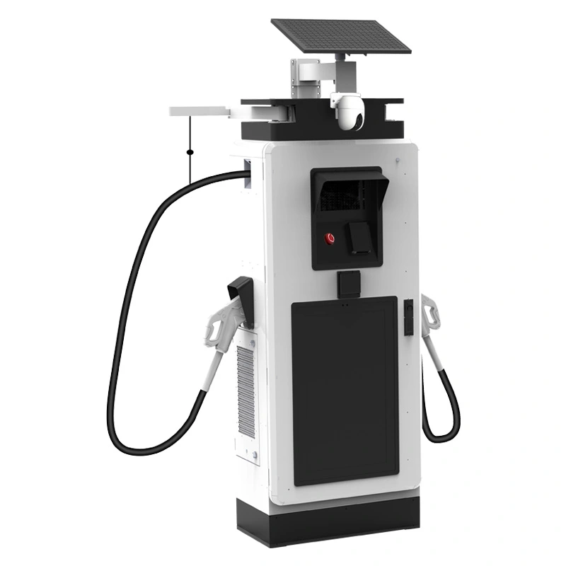 160kW Commercial DC Fast Charger karo Tampilan Digital kanggo Layanan Highway
