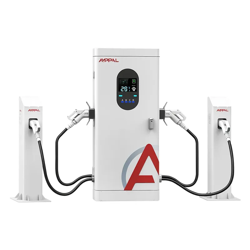 160kW Multi-Connector DC Fast EV Stasiun Ngisi daya kanggo Armada Komersial