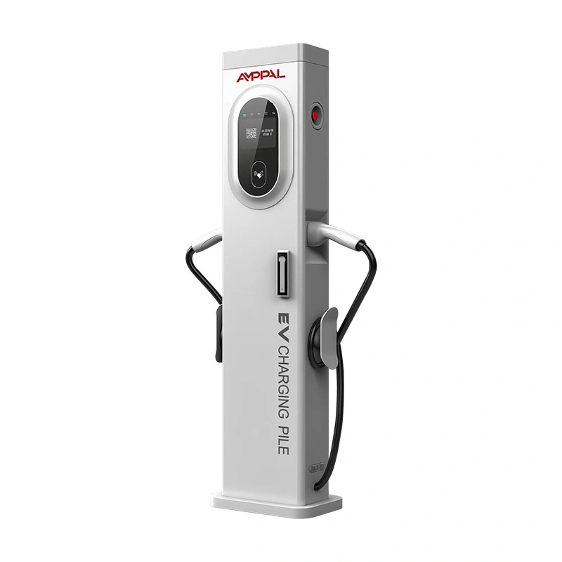 22kW Slim Tower AC EV Charger kanggo Properti Omah lan Komersial