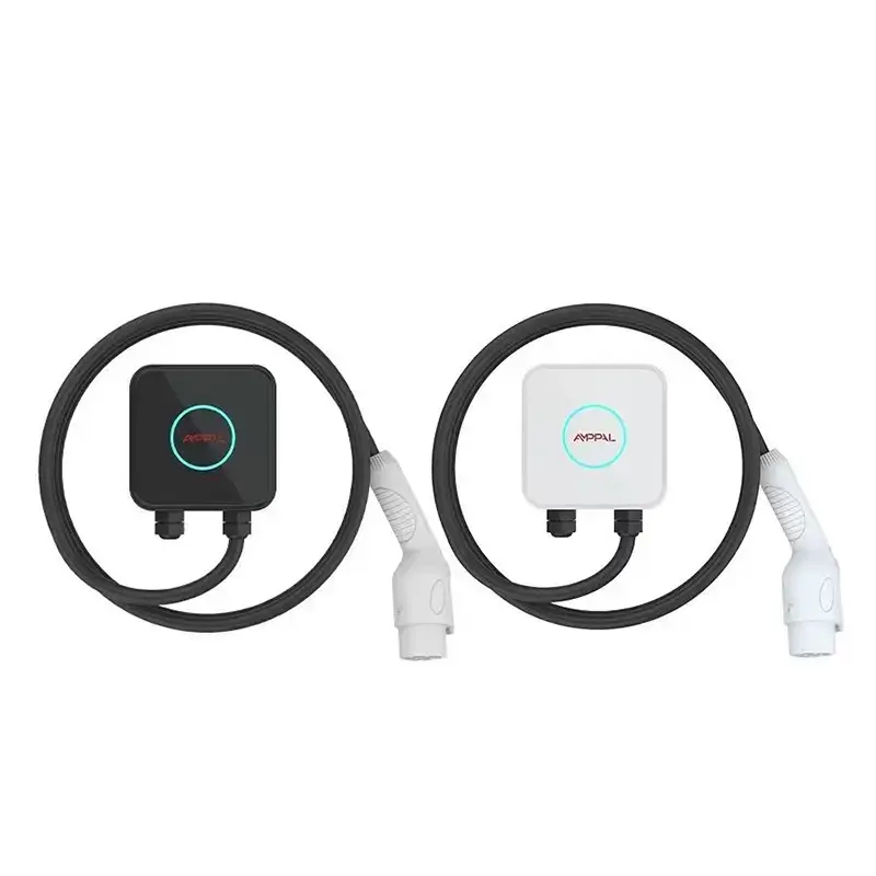 3.5kW Kompak Wallbox AC EV Charger kanggo Ngarep lan Kantor Ngisi daya