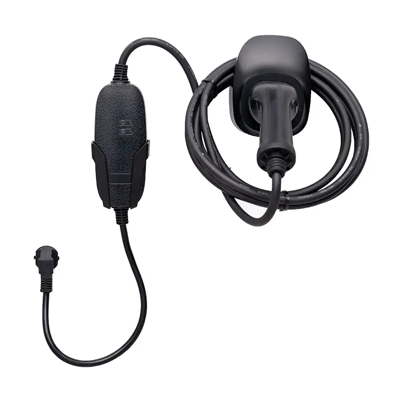 3.5kW Portable AC EV Charger karo Acrylic Housing kanggo Ngarep lan Travel