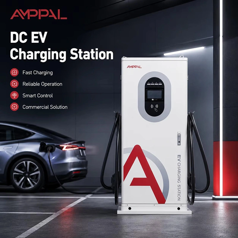 40kW Commercial Integrated DC EV Ngisi daya Station kanggo Parking Umum