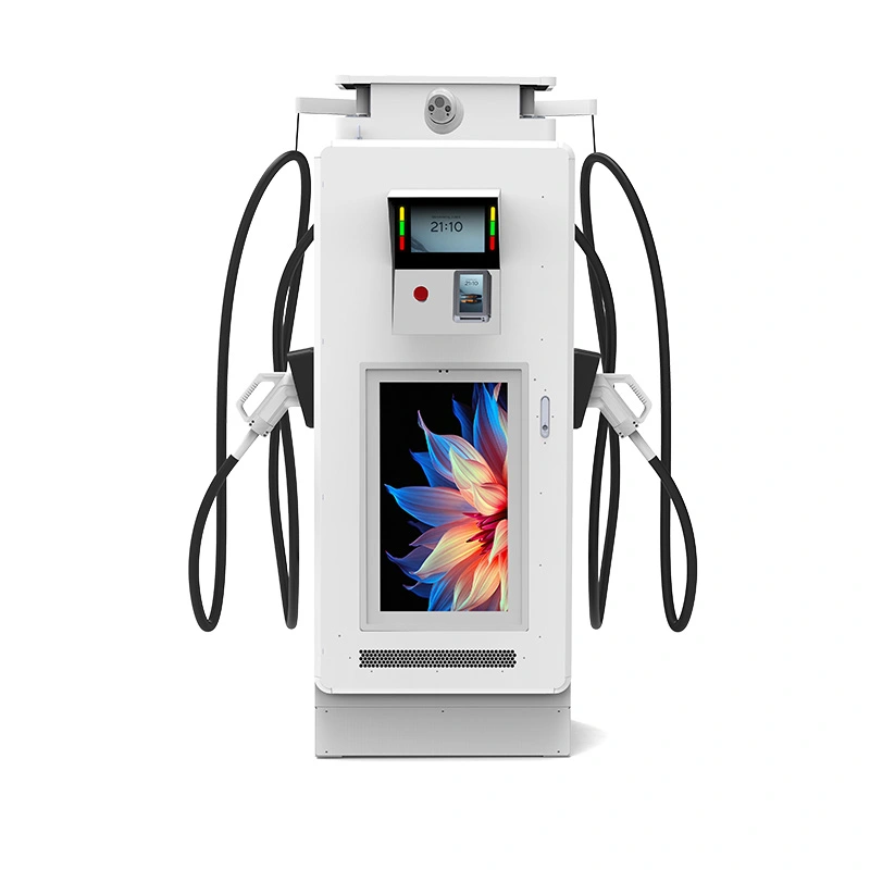 60kW DC EV Fast Charger karo Tampilan Digital kanggo Pangisian Daya Umum