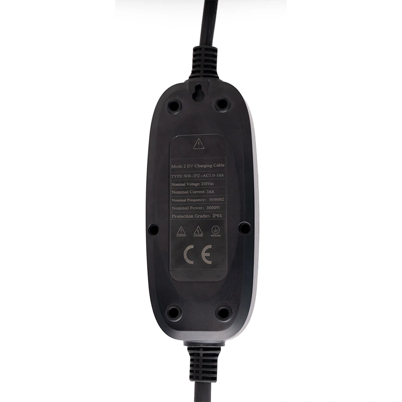 7kW Portable AC EV Charger with Acrylic Housing for Home & Outdoor Charging